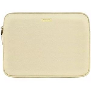 Kate Spade Gold Leather Computer or Tablet Sleeve